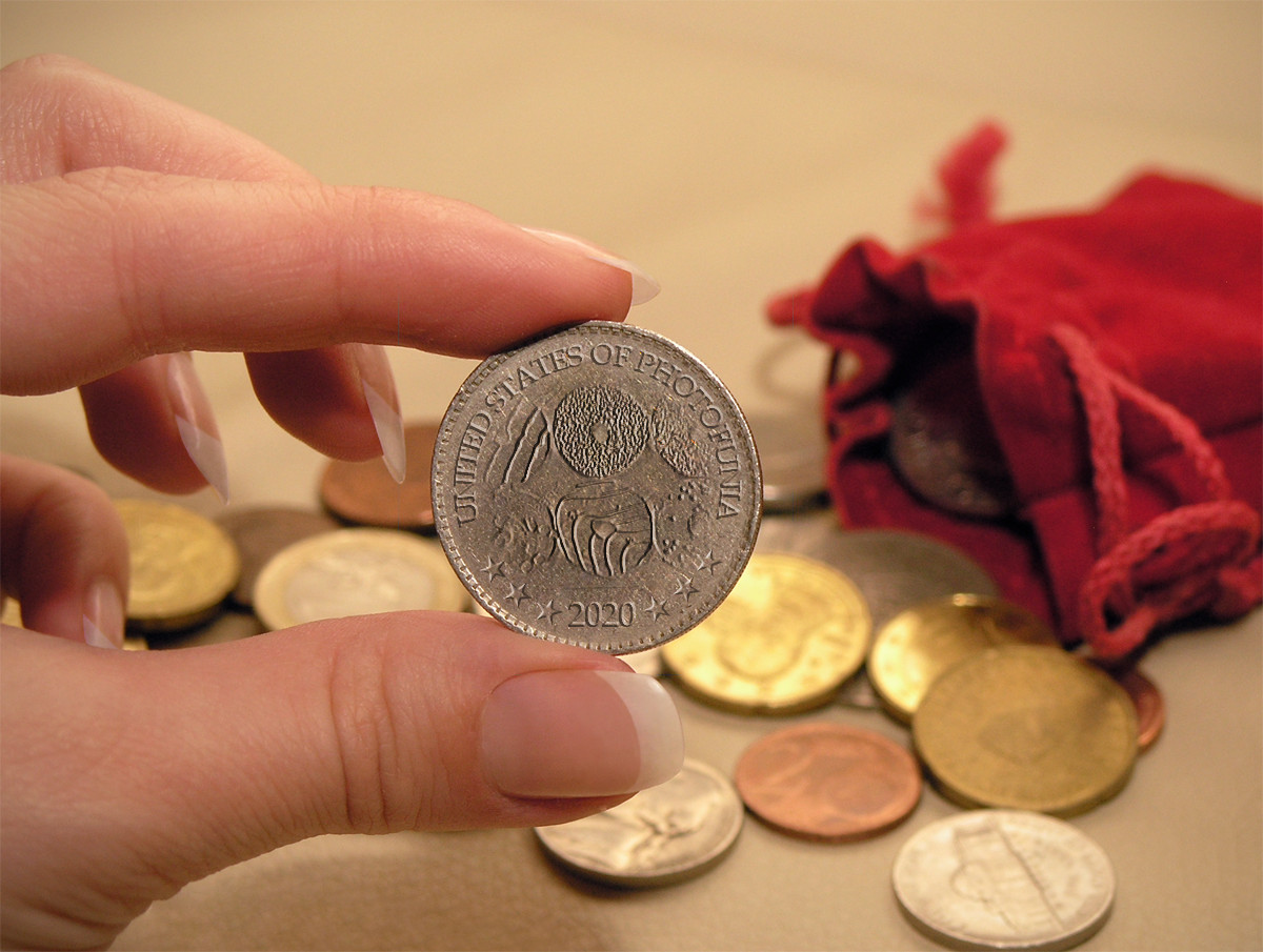 donuts on a coin